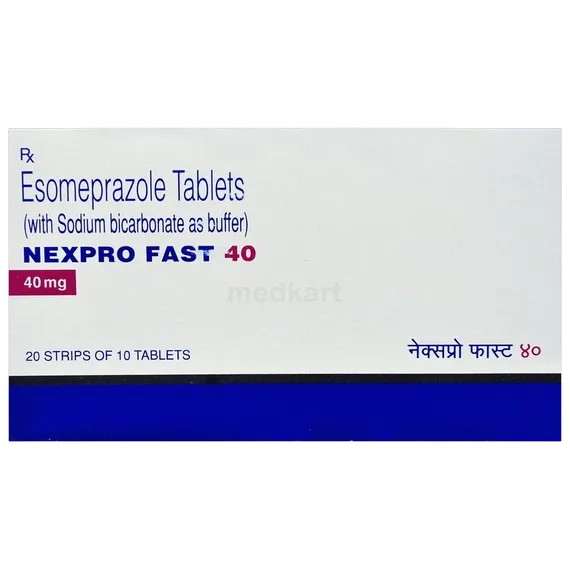 nexpro fast 40mg tablet 10's